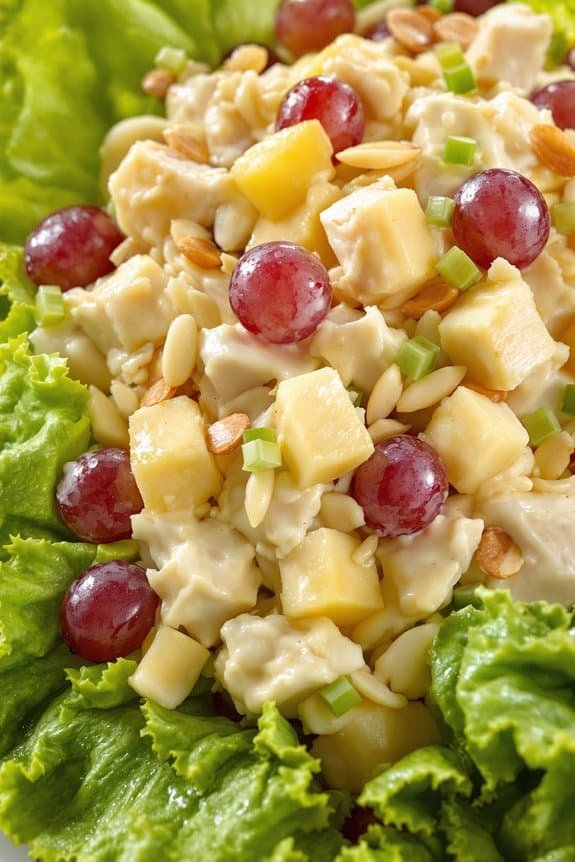 creamy pineapple chicken salad