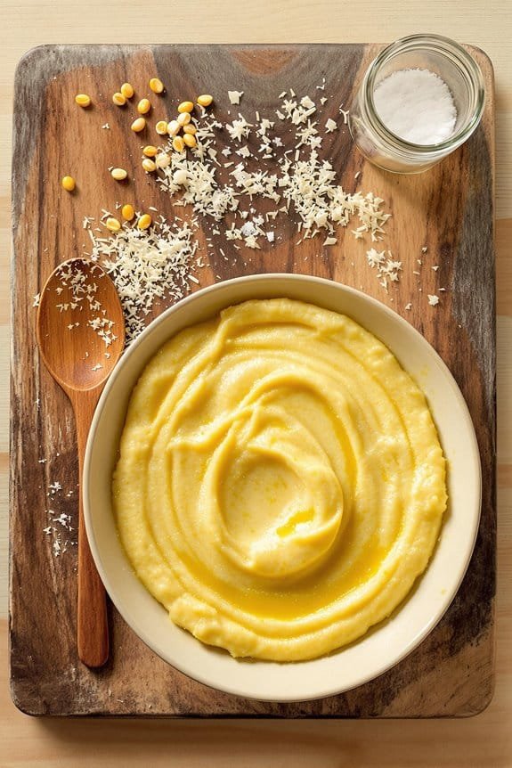 creamy polenta comfort dish