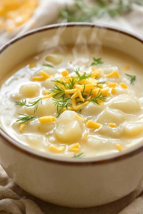 creamy potato leek soup