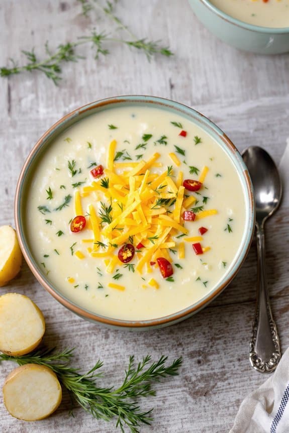 creamy potato leek soup