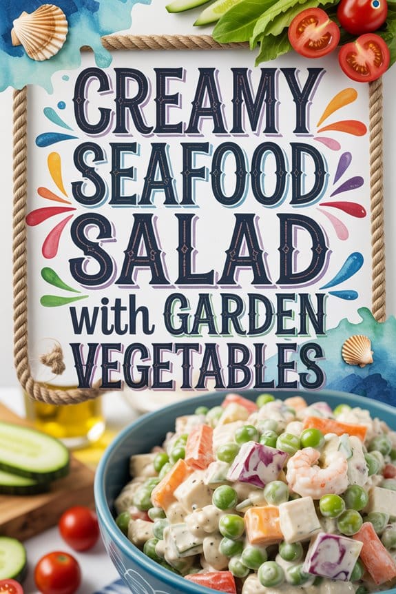 creamy seafood salad recipe chj1q