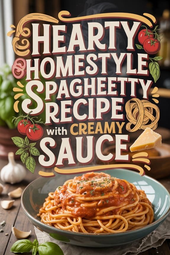 creamy spaghetti homestyle recipe vedvr