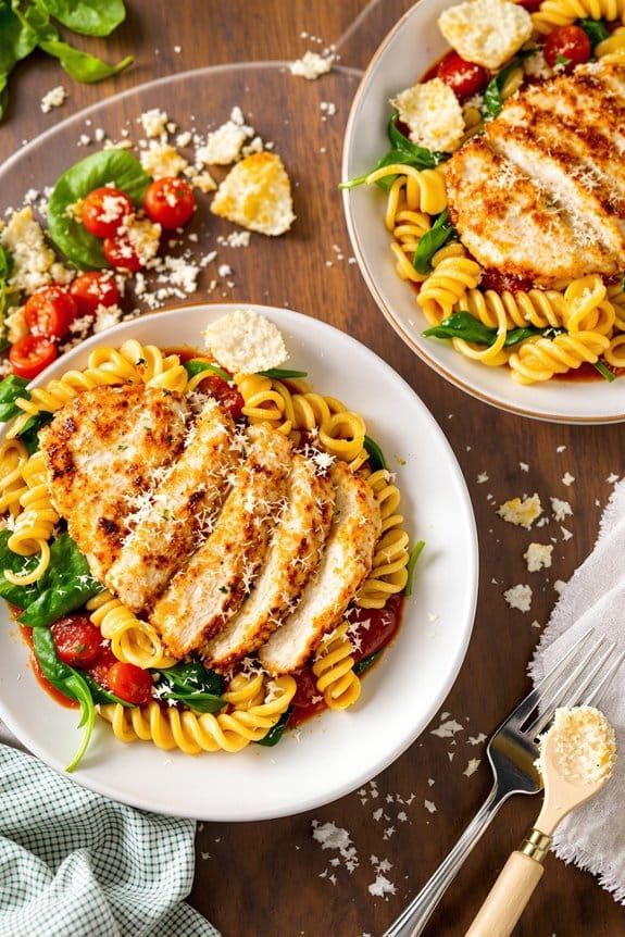 crispy baked chicken dish