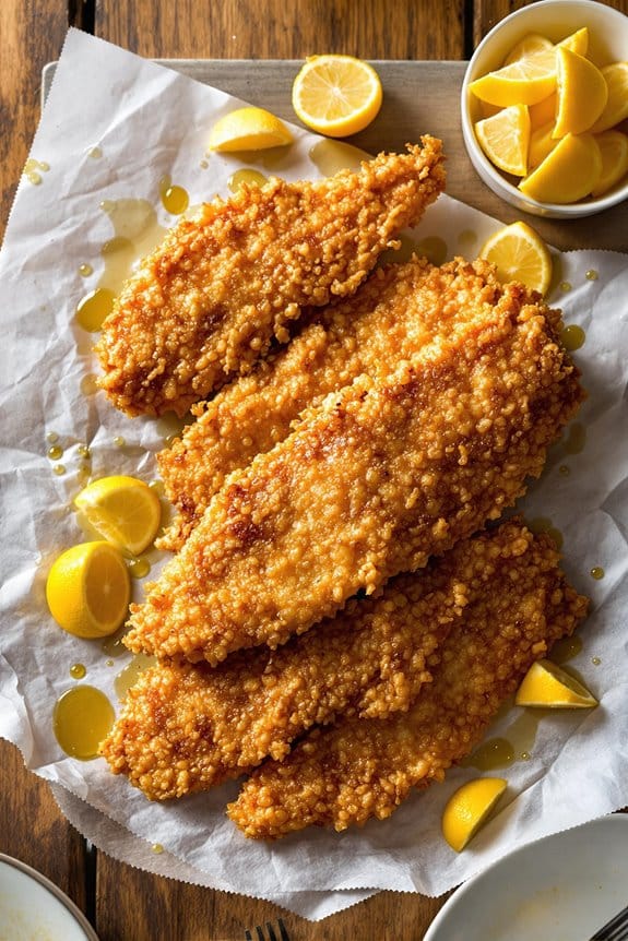 crispy battered fish fries