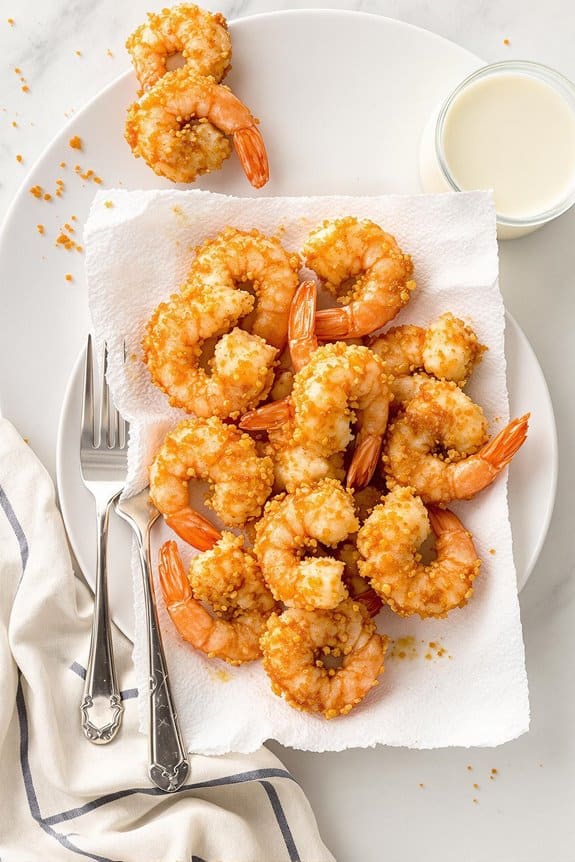crispy buttermilk fried shrimp