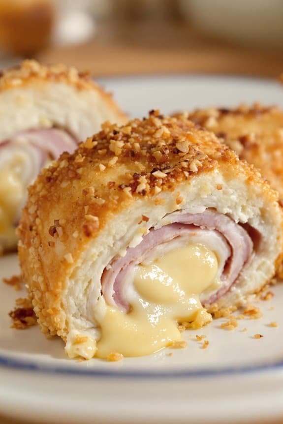 crispy chicken cordon bleu