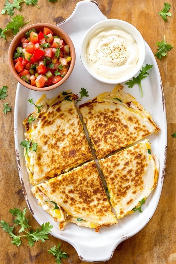 crispy chicken quesadilla recipe