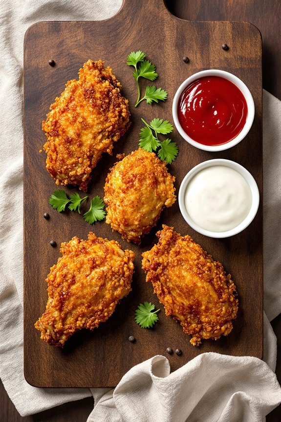 crispy fried chicken wings
