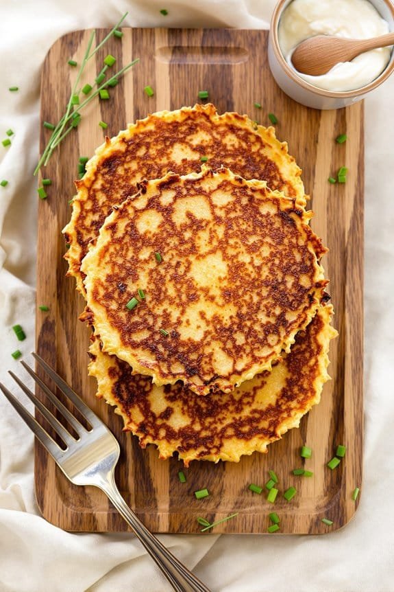 crispy golden potato pancakes