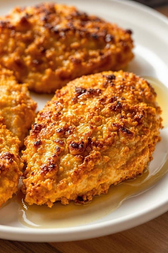 crispy oven baked fried chicken