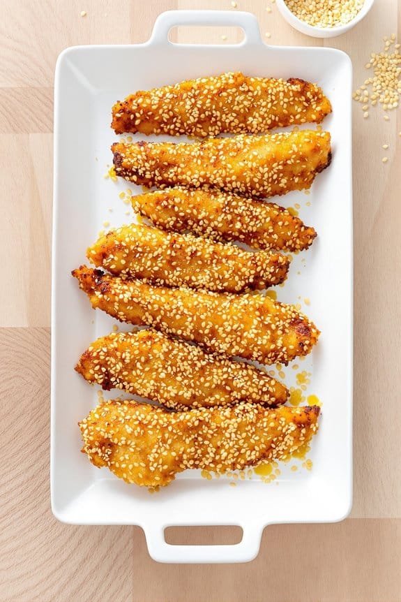 crispy sesame chicken tenders