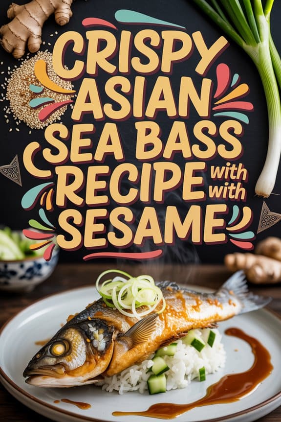 crispy sesame sea bass vqzml