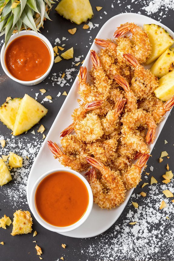 crispy shrimp with pineapple