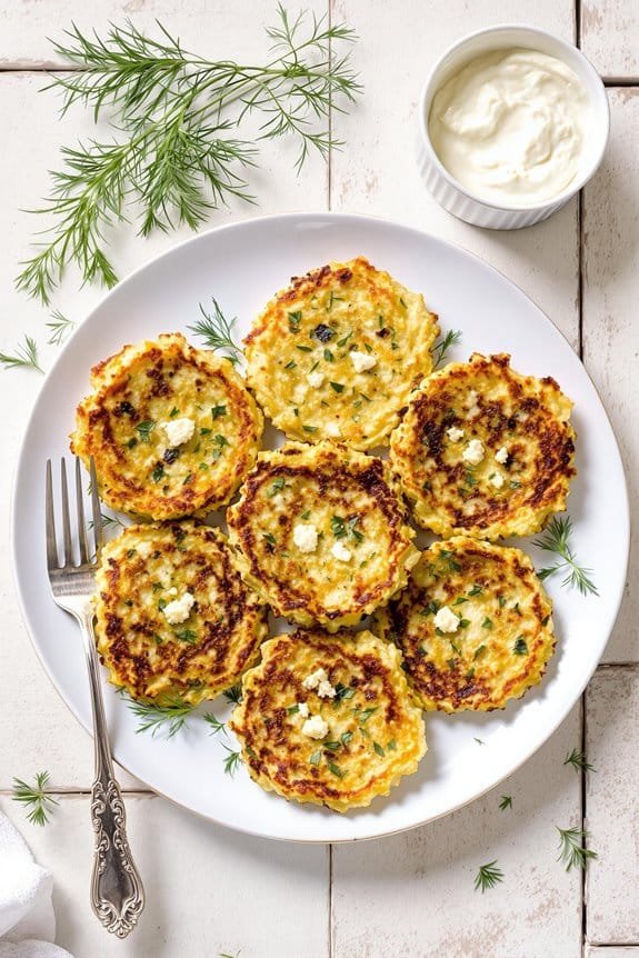 crispy zucchini fritter recipe