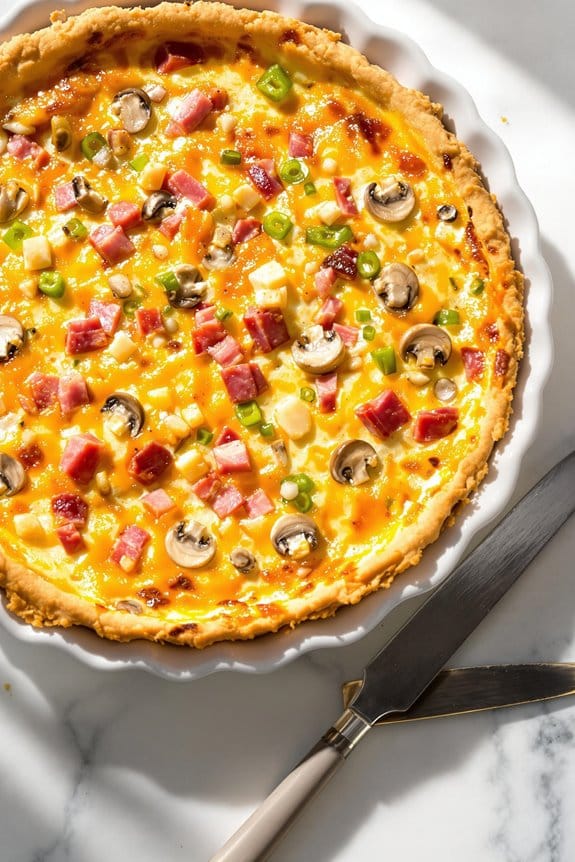 crustless quiche breakfast recipe