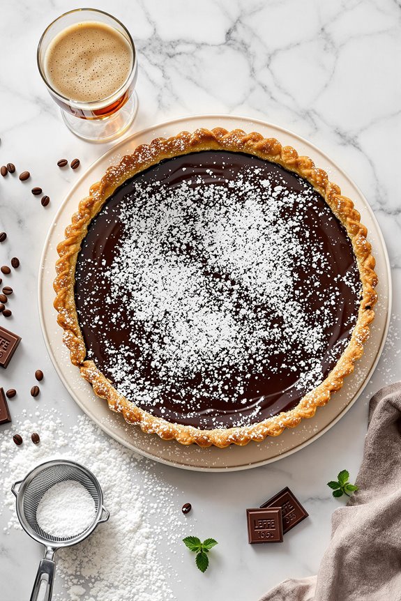 decadent chocolate tart recipe