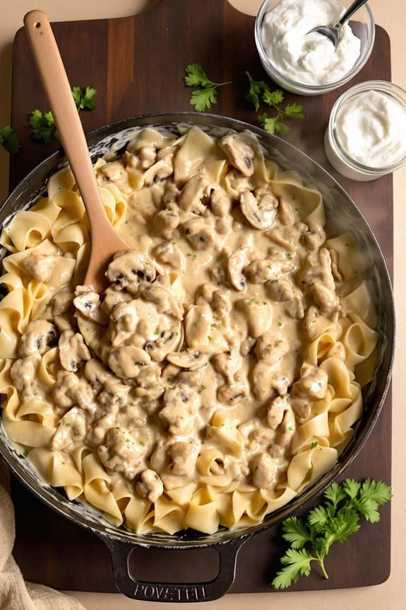 delicious beef stroganoff recipe