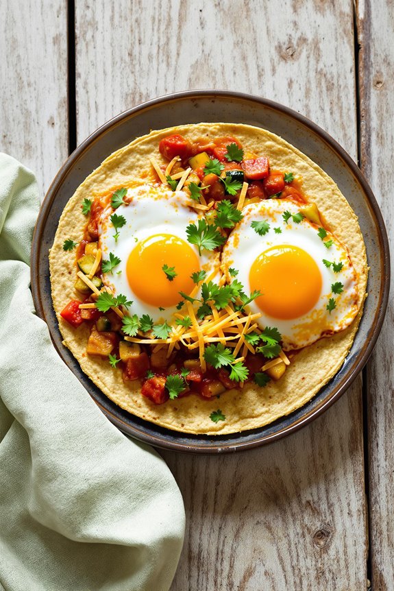 delicious breakfast mexican dish