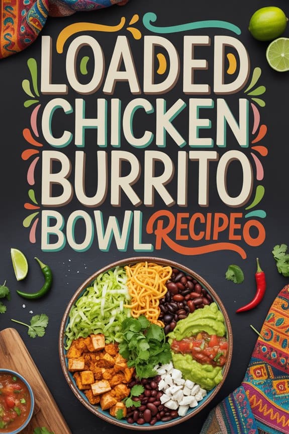 delicious chicken burrito bowl f4w2n