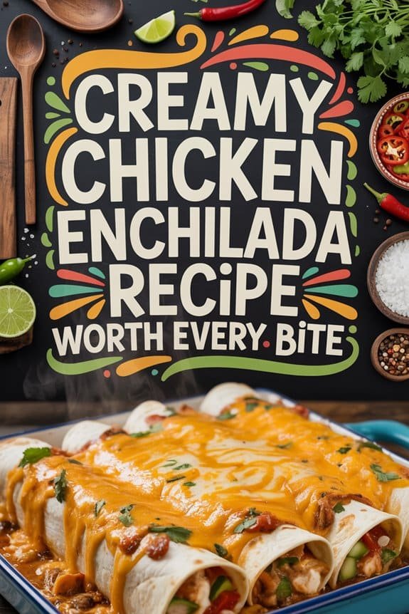 delicious creamy chicken enchiladas t6ur5