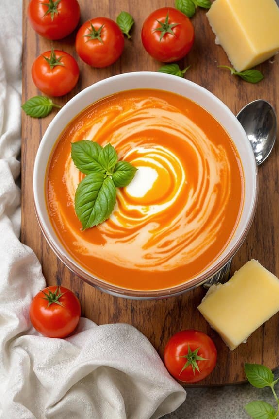 delicious creamy tomato bisque