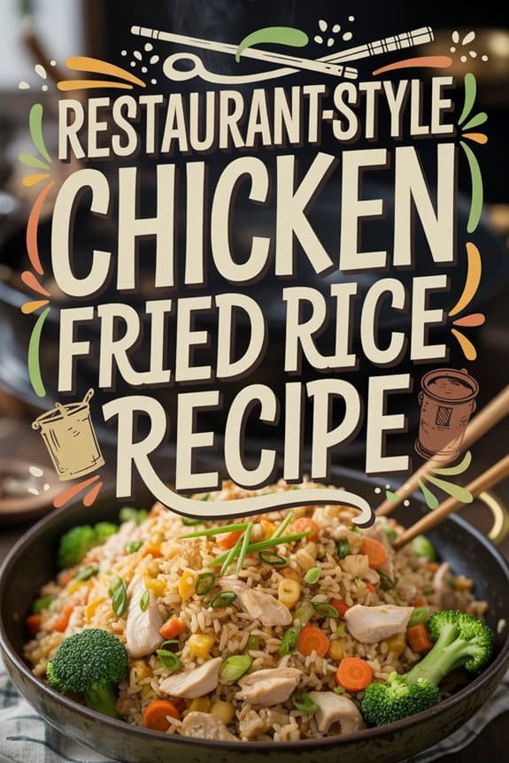 delicious homemade chicken fried rice 24p21