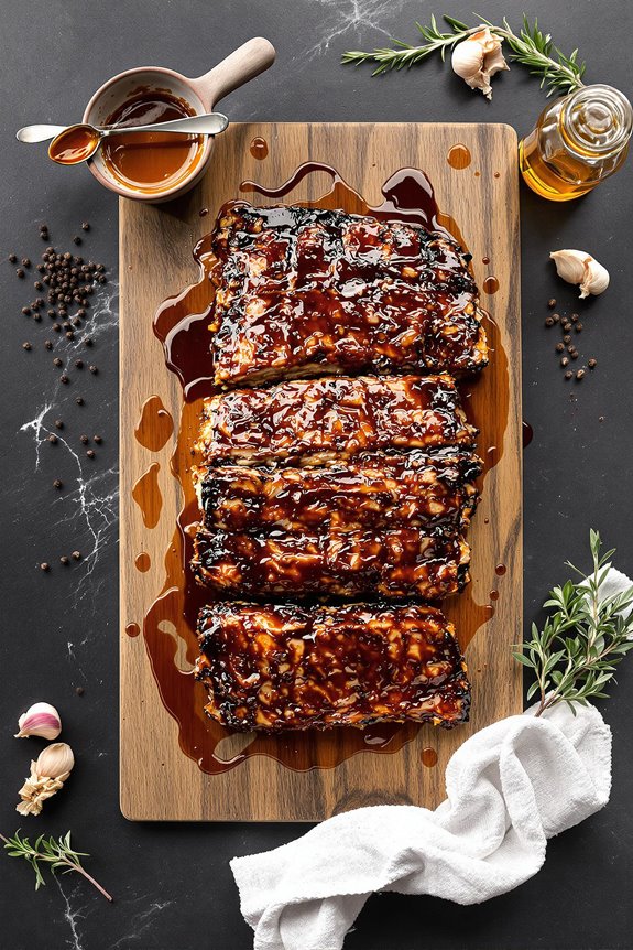 delicious sticky bbq ribs