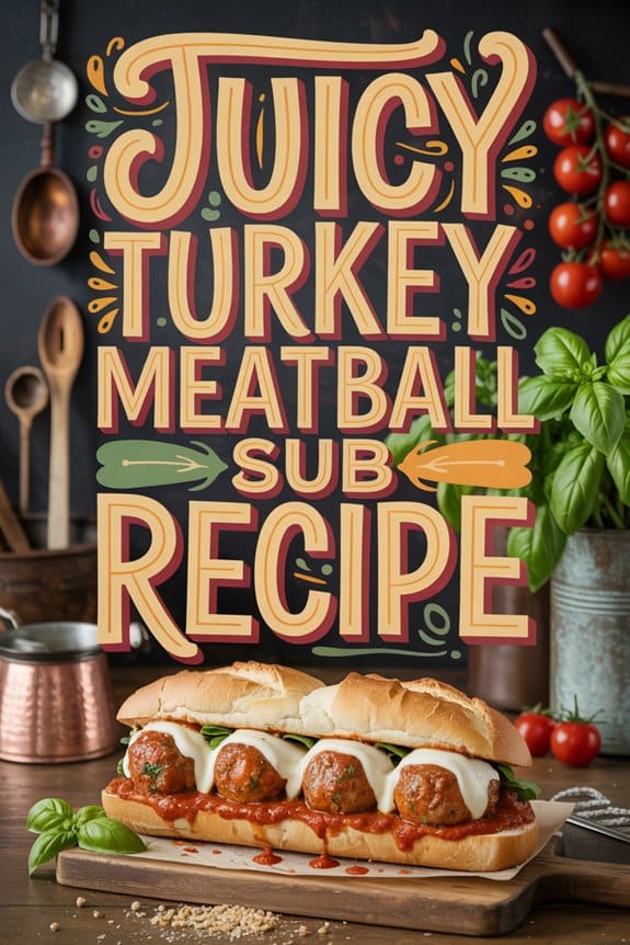 delicious turkey meatball subs 1csjc