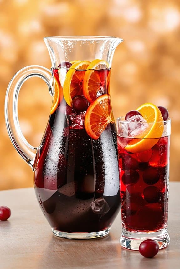 easy burgundy sangria recipe