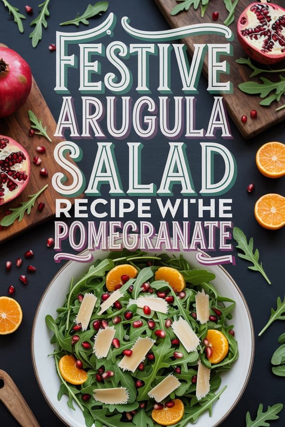 festive arugula salad recipe mpd01