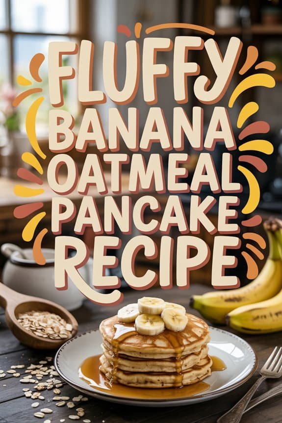 fluffy banana oatmeal pancakes db5re