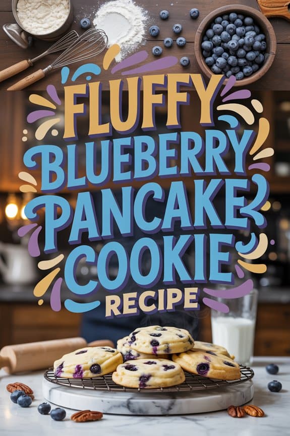 fluffy blueberry pancake cookies ocbzu