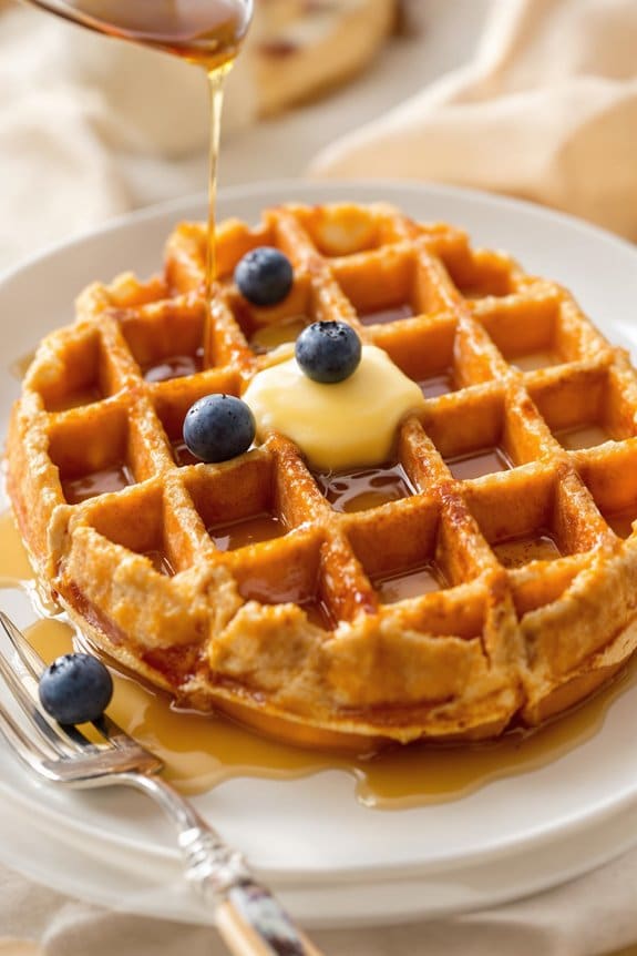 fluffy buttermilk waffle batter