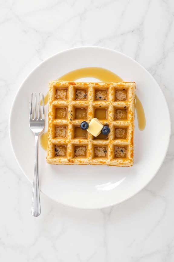 fluffy whole wheat waffles