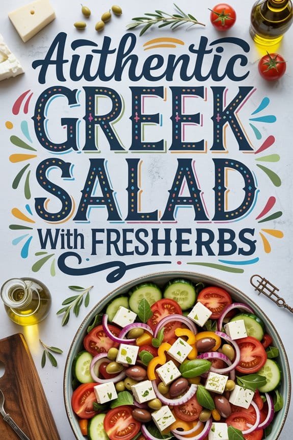 fresh herbs greek salad bo41g