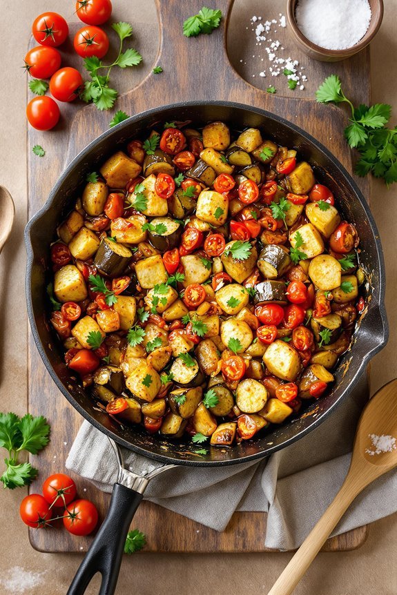 fresh summer vegetable dish