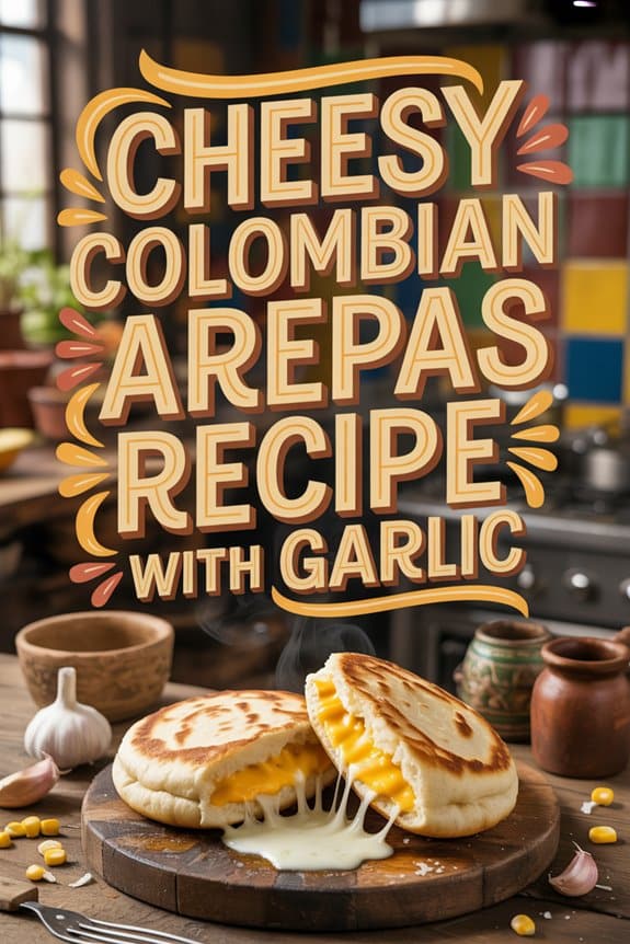 garlic infused cheesy arepas recipe m27cp