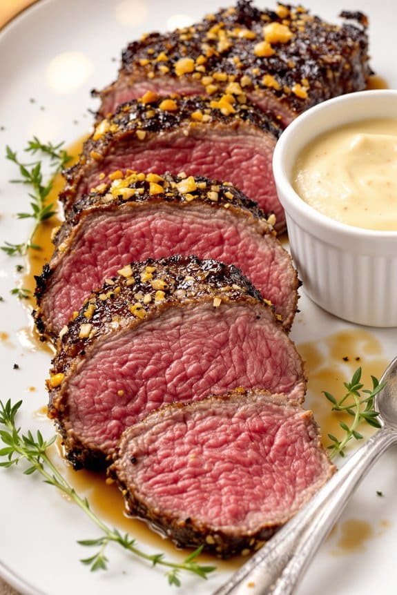 garlic studded beef tenderloin recipe