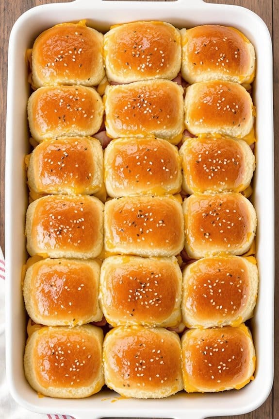 ham and swiss sliders