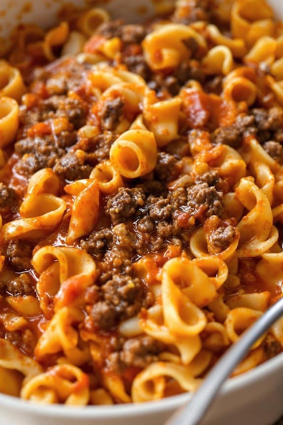 hearty beef and noodles casserole