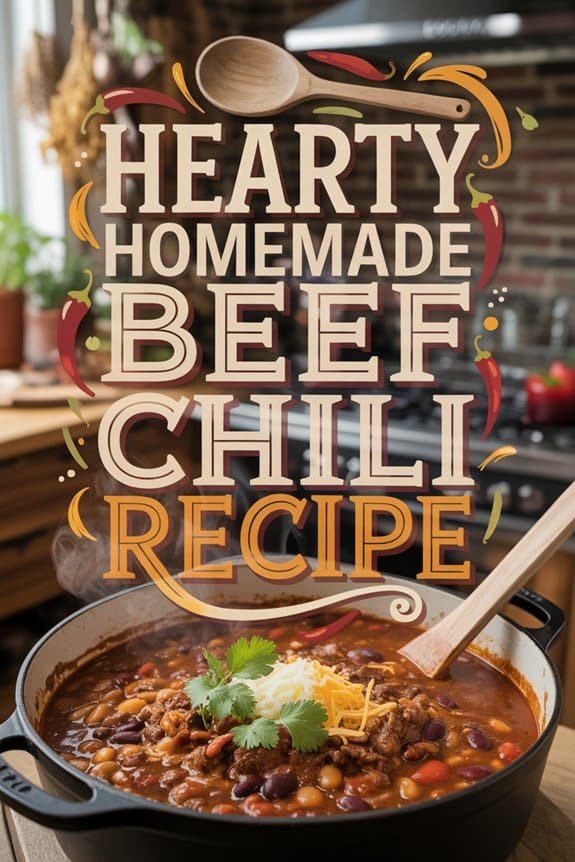 hearty beef chili recipe hjoss
