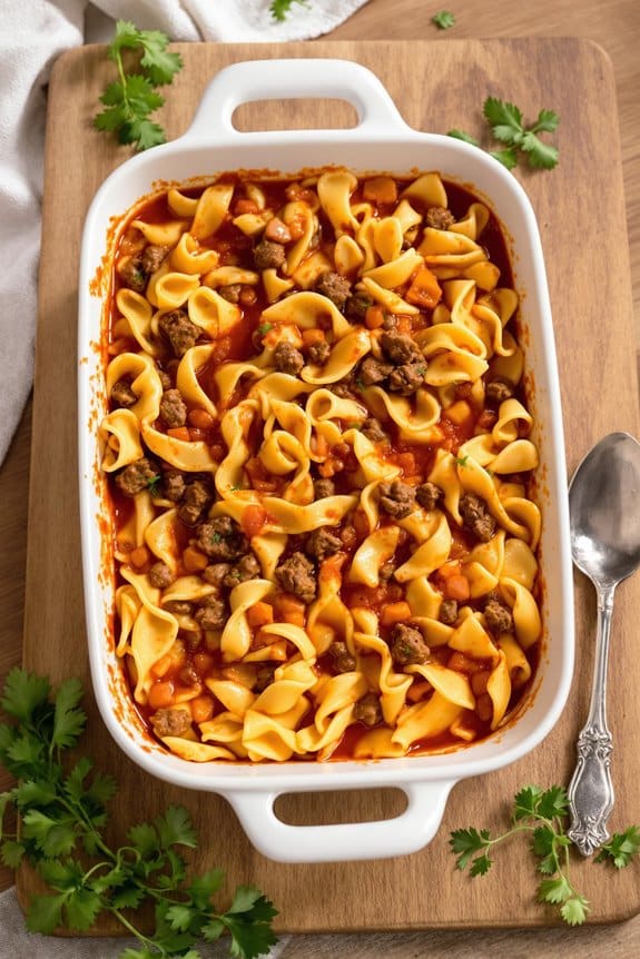 hearty beef noodle dish