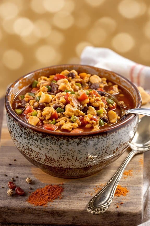 hearty ground turkey chili