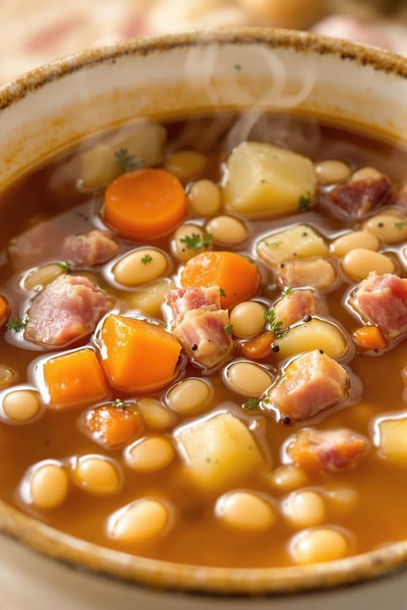 hearty ham and bean soup