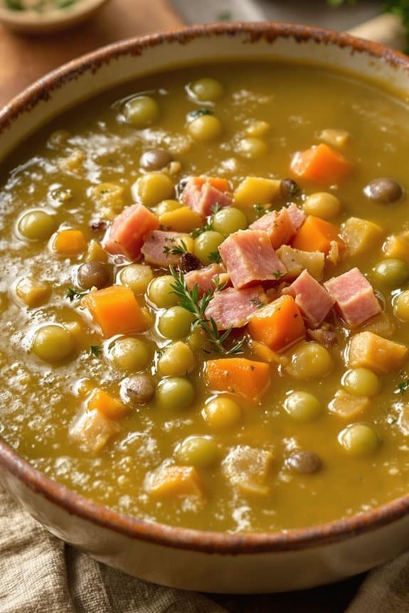 hearty ham stock soup