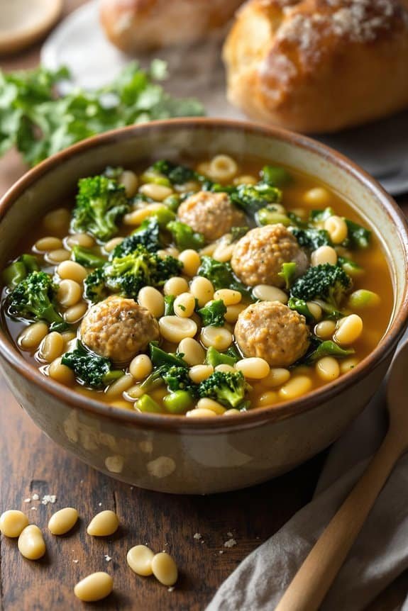 hearty turkey meatball stoup