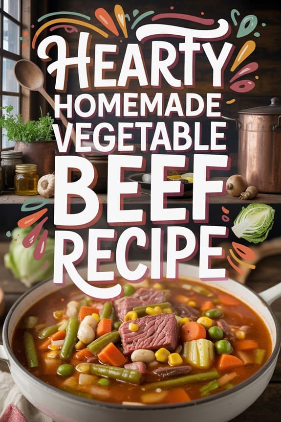 hearty vegetable beef soup 13b5v