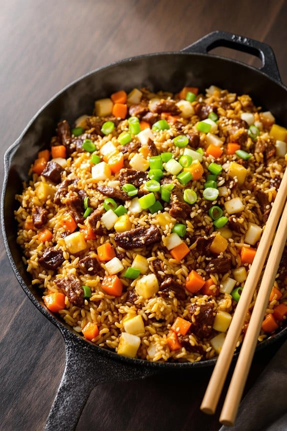 hibachi beef fried rice