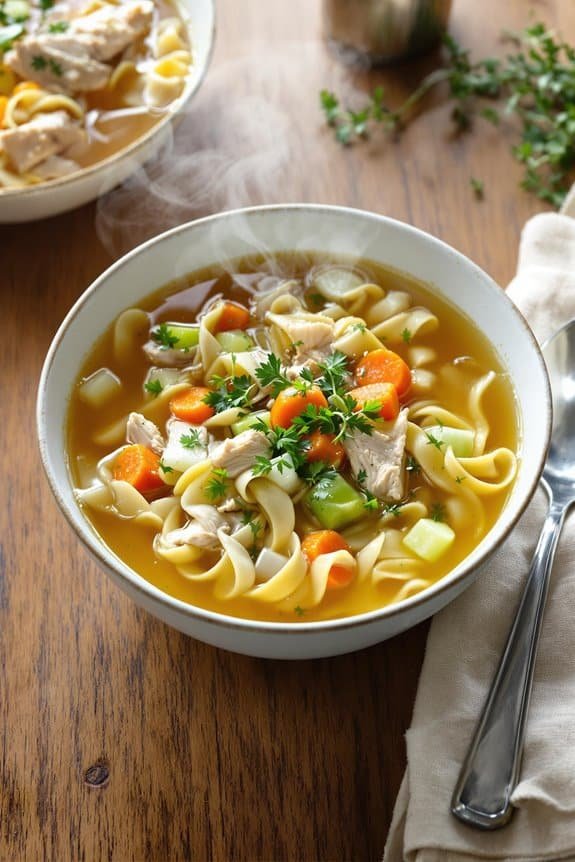 homemade chicken noodle soup