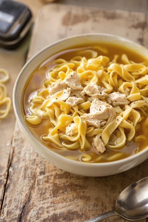 homemade chicken noodle soup